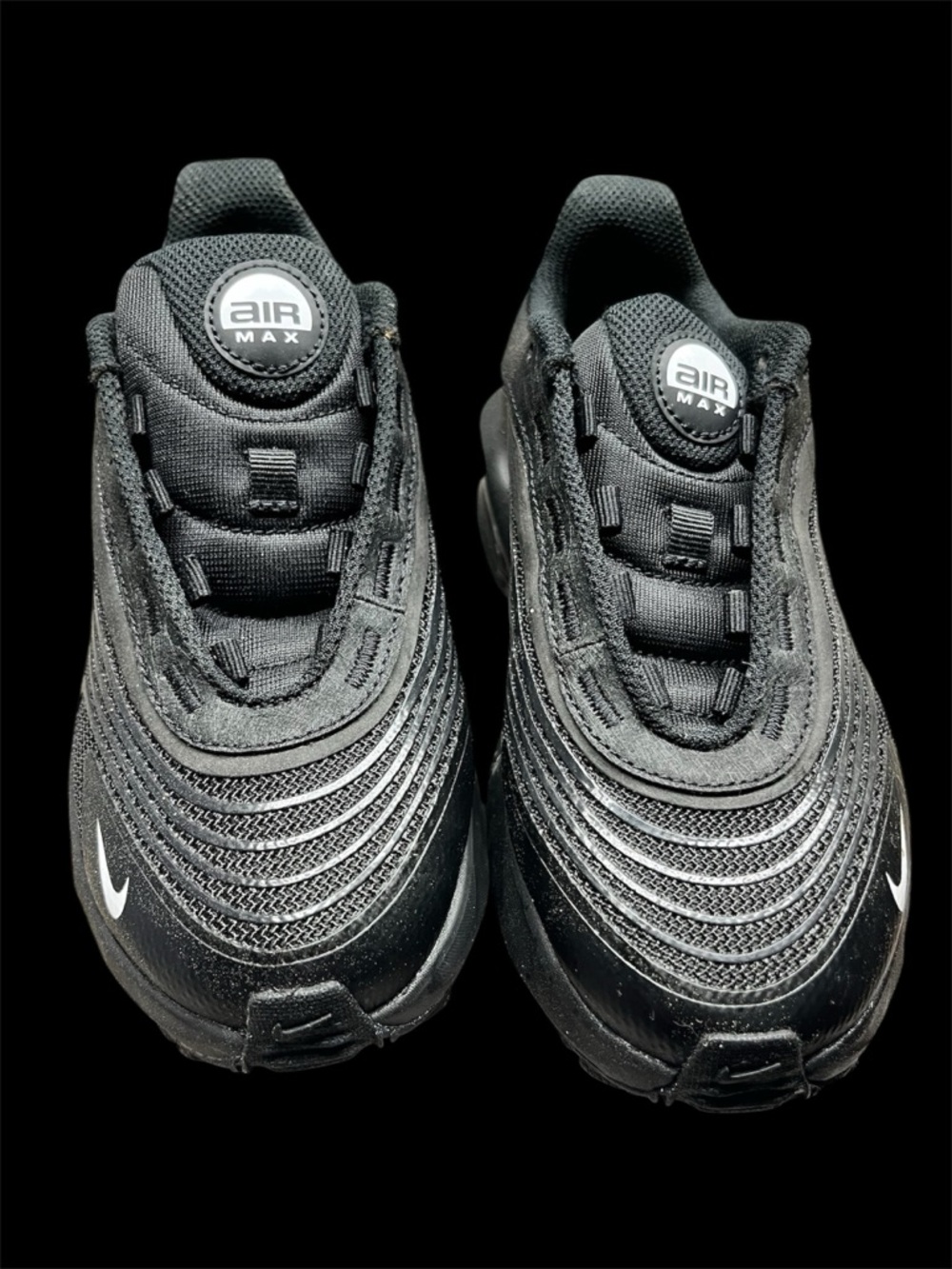 Nike Black & White Air Max Slip-On Trainers